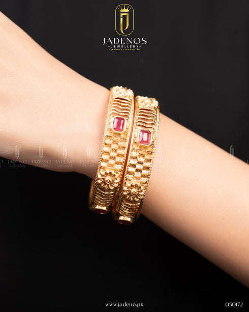 Pure Indian Zarooni Bangles- 2 Pieces